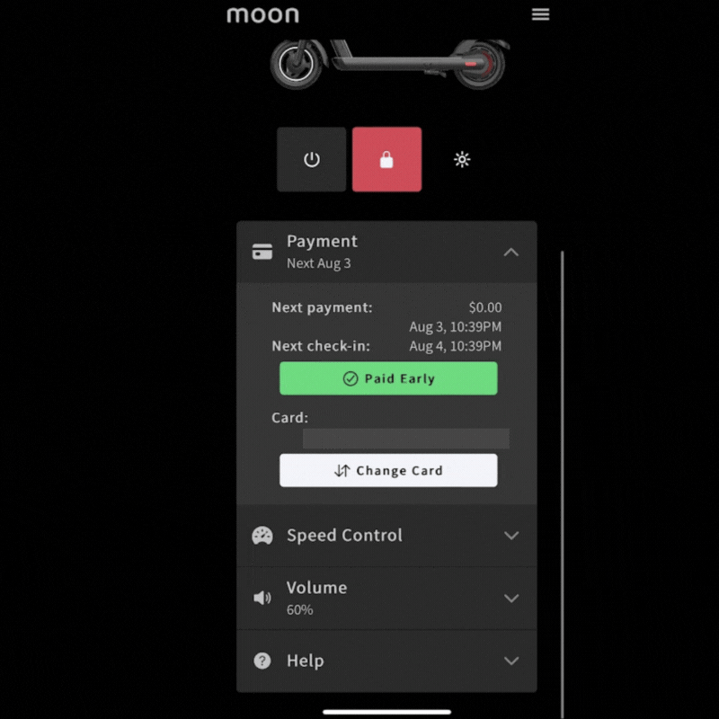Payment in app